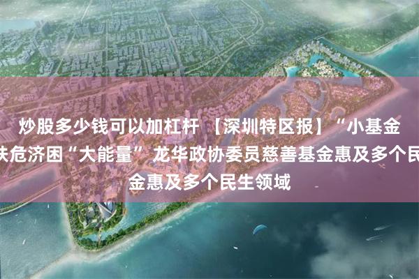 炒股多少钱可以加杠杆 【深圳特区报】“小基金”释放扶危济困“大能量” 龙华政协委员慈善基金惠及多个民生领域