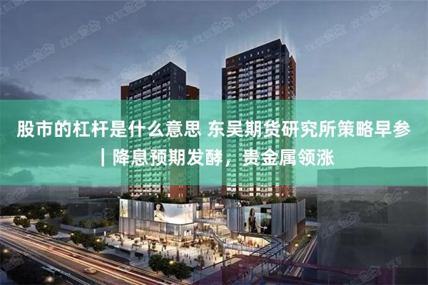 股市的杠杆是什么意思 东吴期货研究所策略早参｜降息预期发酵，贵金属领涨