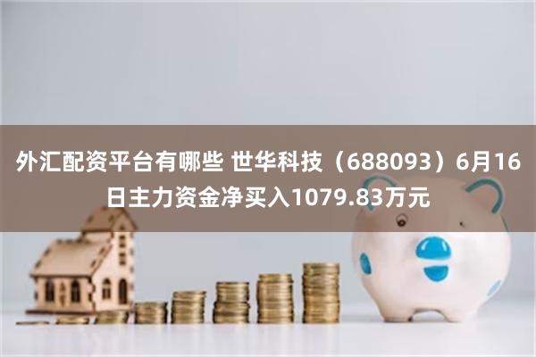 外汇配资平台有哪些 世华科技（688093）6月16日主力资金净买入1079.83万元