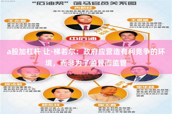 a股加杠杆 让·梯若尔：政府应营造有利竞争的环境，而非为了监管而监管