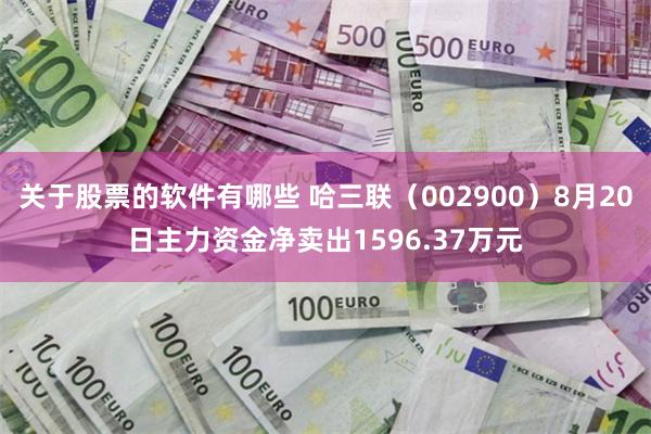 关于股票的软件有哪些 哈三联（002900）8月20日主力资金净卖出1596.37万元