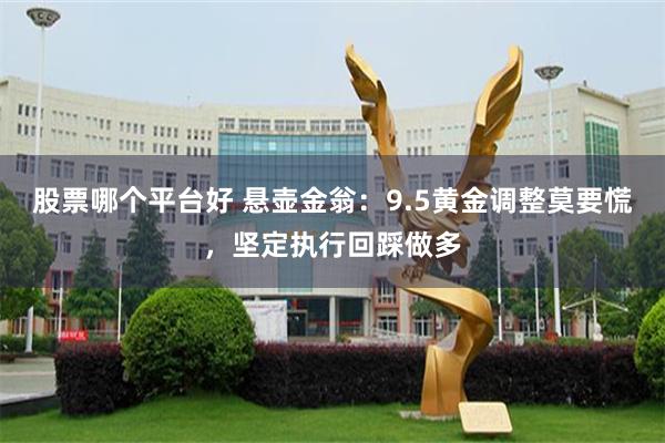 股票哪个平台好 悬壶金翁:9.5黄金调整莫要慌,坚定执行回踩做多