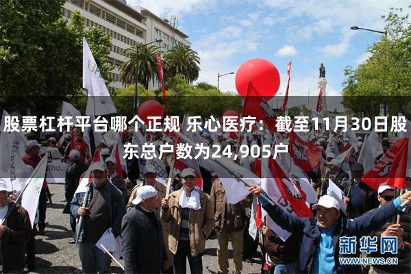 股票杠杆平台哪个正规 乐心医疗：截至11月30日股东总户数为24,905户
