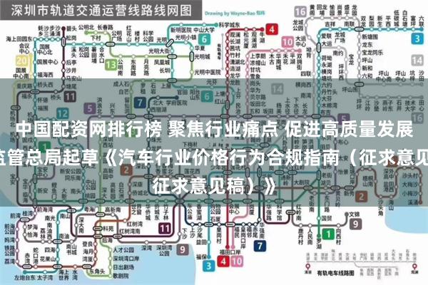 中国配资网排行榜 聚焦行业痛点 促进高质量发展 市场监管总局起草《汽车行业价格行为合规指南（征求意见稿）》
