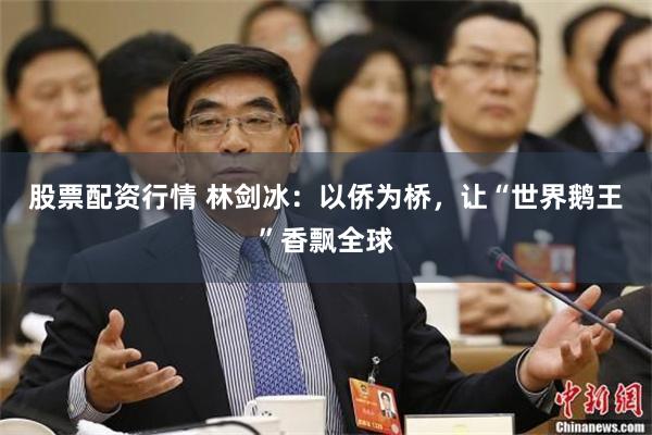 股票配资行情 林剑冰:以侨为桥,让“世界鹅王”香飘全球