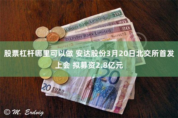 股票杠杆哪里可以做 安达股份3月20日北交所首发上会 拟募资2.8亿元