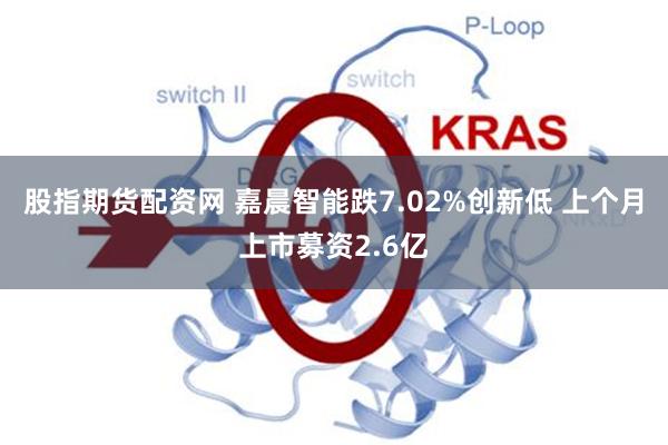 股指期货配资网 嘉晨智能跌7.02%创新低 上个月上市募资2.6亿
