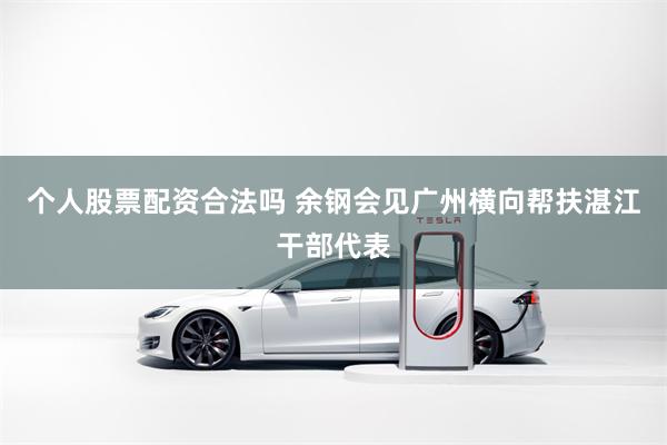 个人股票配资合法吗 余钢会见广州横向帮扶湛江干部代表