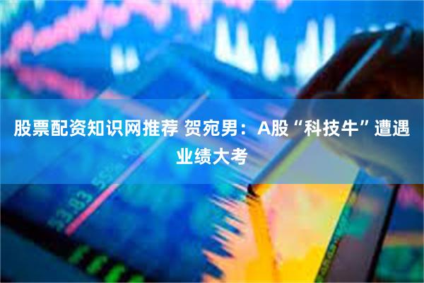 股票配资知识网推荐 贺宛男:A股“科技牛”遭遇业绩大考