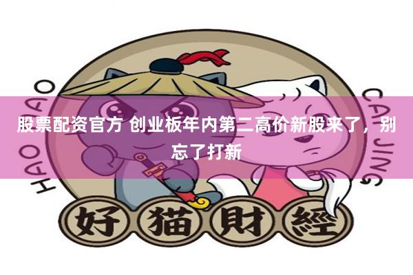 股票配资官方 创业板年内第二高价新股来了，别忘了打新