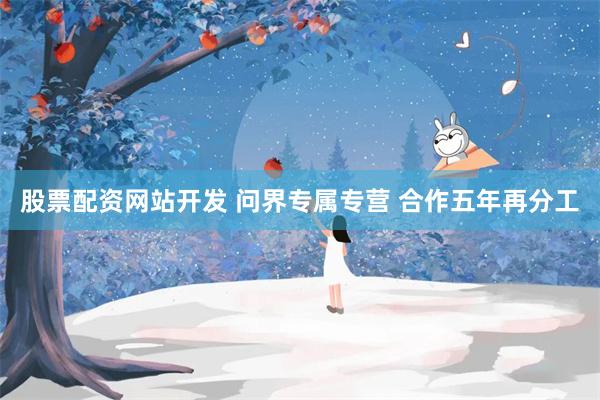 股票配资网站开发 问界专属专营 合作五年再分工